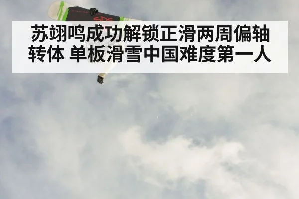 苏翊鸣成功解锁正滑两周偏轴转体 单板滑雪中国难度第一人
